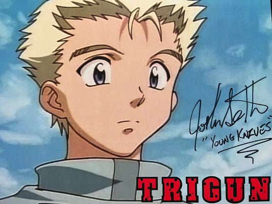 Autographed 8x10: Trigun - Young Knives
