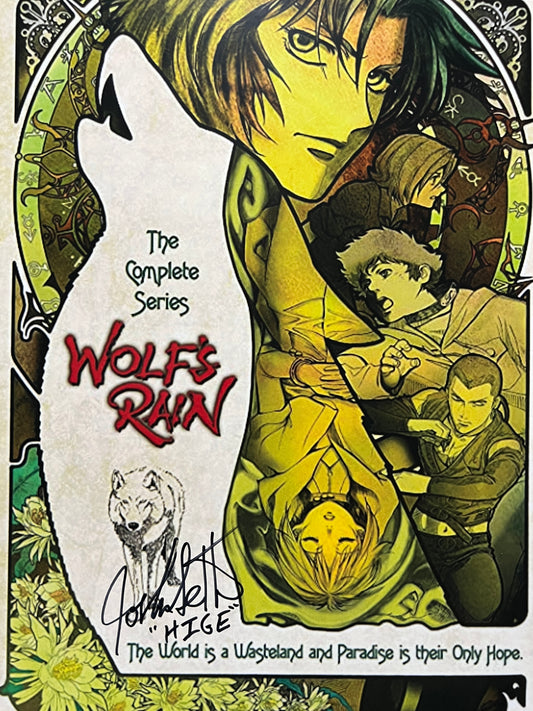 Autographed 8x10: Digimon - Wolf's Rain